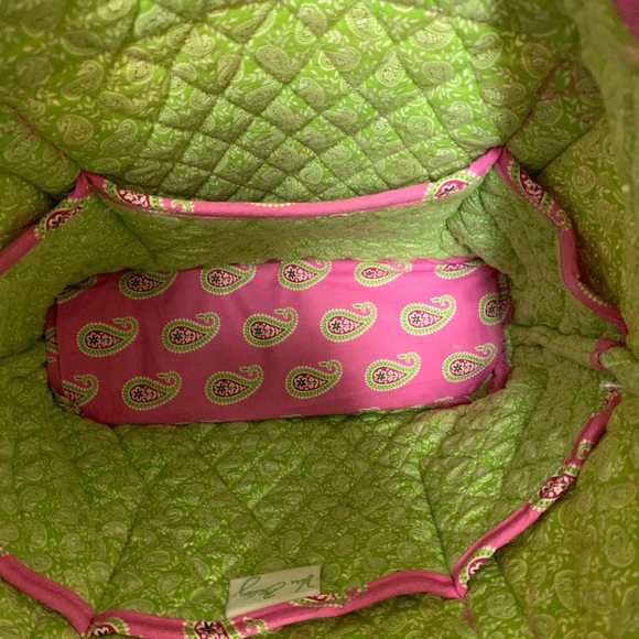 Vera Bradley Retired Pink zippered Tote - Picture 3 of 3